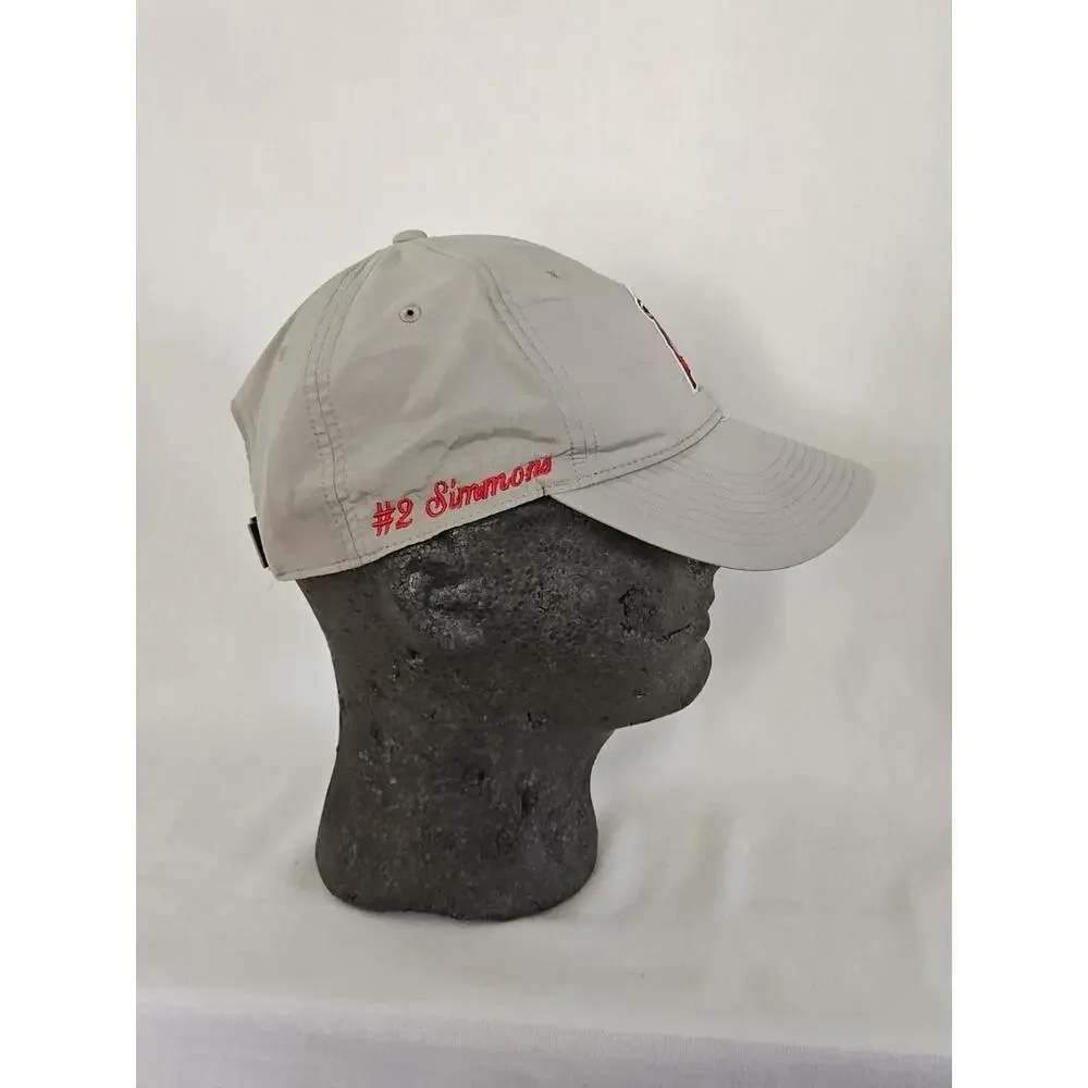 Anaheim Angels Gray Embroidered DriFit Strapback Hat Cap MLB‎ Nike Legacy91